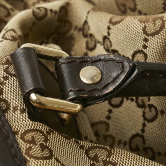 Gucci GG Tote beige brown leather - Picture 7 of 11